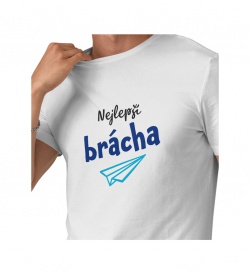 Pánské triko bílé - Nejlepší brácha