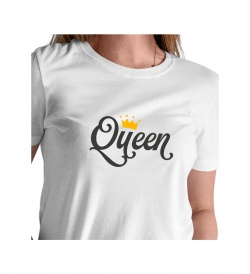 Dámské triko bílé - Queen