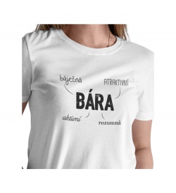Dámské triko bílé - Bára