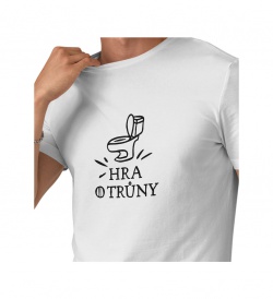 Pánské tričko bílé - Hra o trůny