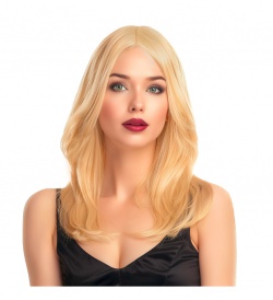 Dámská paruka - vlnitá, blond