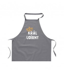 Zástěra šedá - král udírny