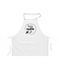 Zástěra bílá - Tady vařím já