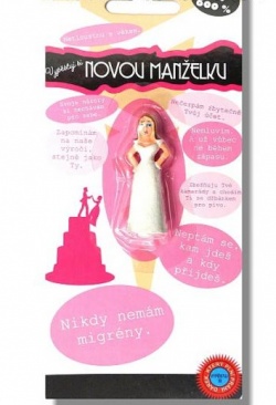 Rostoucí figurka Novomanželka