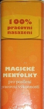 Magické mentolky - Práce