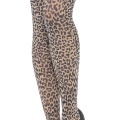 Samodržící punčochy s leopardím potiskem