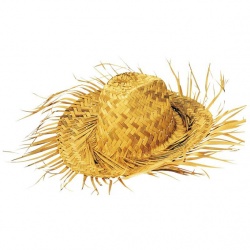 Plážový slamák - kovbojský