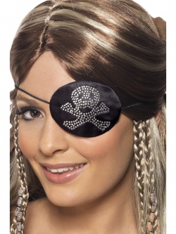 Pirátská klapky s kamínky
