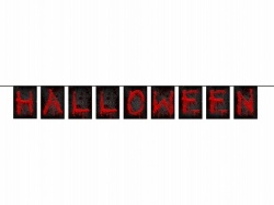 Interiérová dekorace - banner Halloween