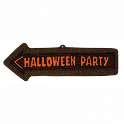 Dekorace - šipka na Halloween