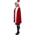 Plášť a čepička - Miss Santa deluxe