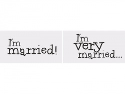 Kartičky I'm married / I'm very married