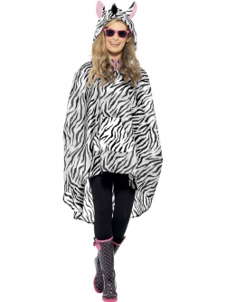 Party pláštěnka - Zebra