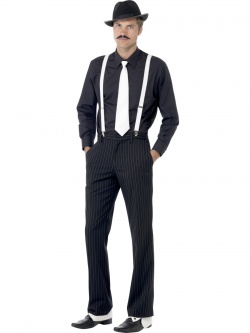 Set - Gangster bílý