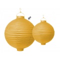 Zahradní lampion ve žluté barvě