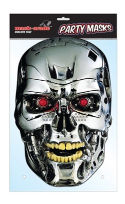 Papírová maska - Terminator 2 T-800