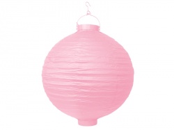 Růžový lampion