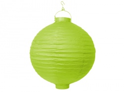 Světle zelený lampion