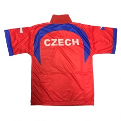 Fotbalový dres s nápisem CZECH - červený