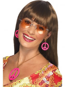 Hippie sada - znak a náušnice