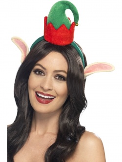 Čelenka "vánoční elfka"