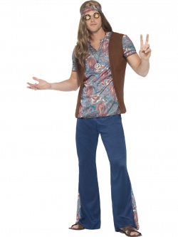 Kostým pánský "hippie"